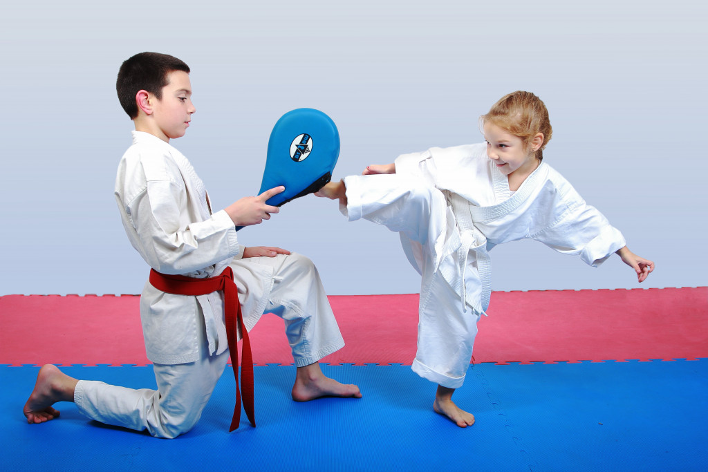 children in martial arts